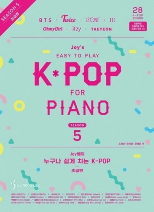 Joy’s Easy To Play K-POP For PIANO – Season 5 Beginner