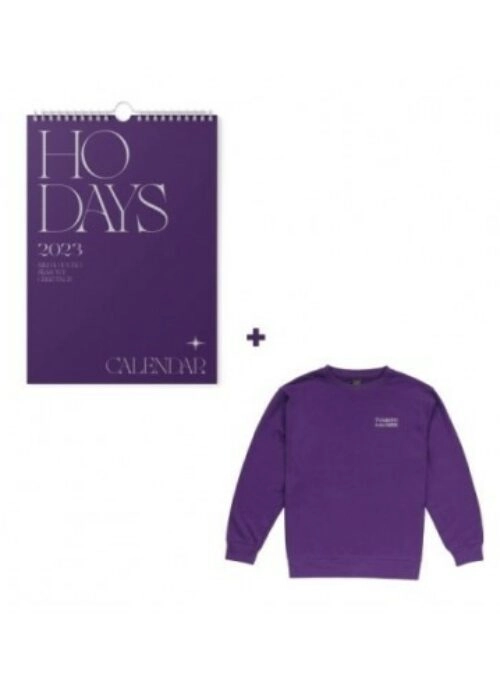 KIM HO JOONG 2023 Seasons Greetings Merch – Wall Calendar + Sweatshirt Set –