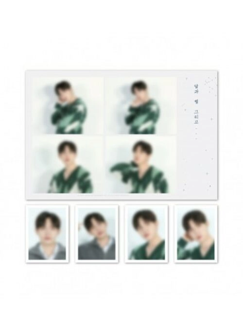KIM JAE HWAN “달과 별 그리고…” Merch – 4Cut Photo, ID Photo Set