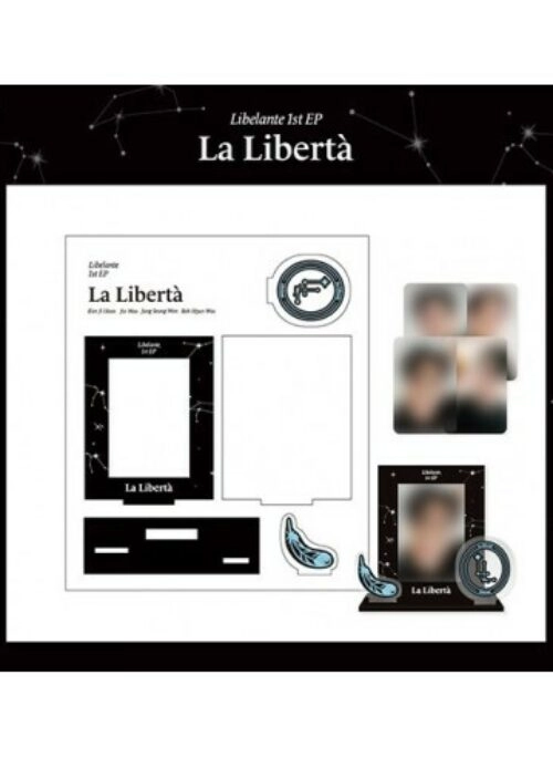 Libelante “La Liberta” Merch – Acrylic Photocard Stand
