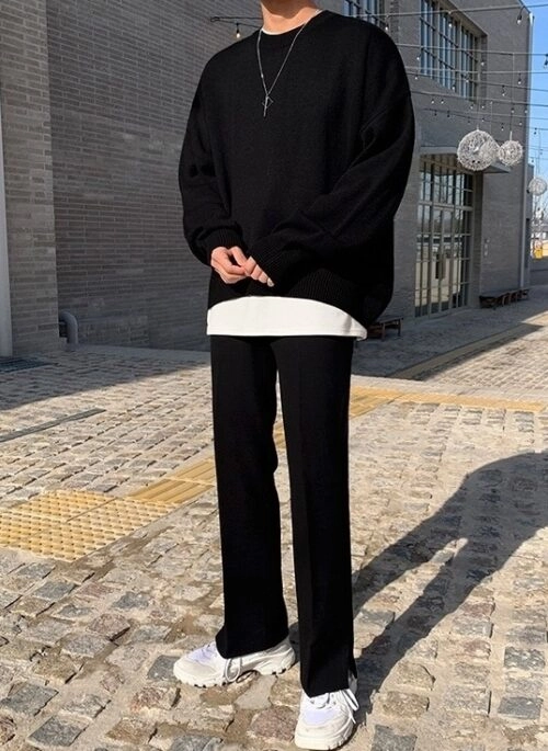 Loose Fit Casual Trousers