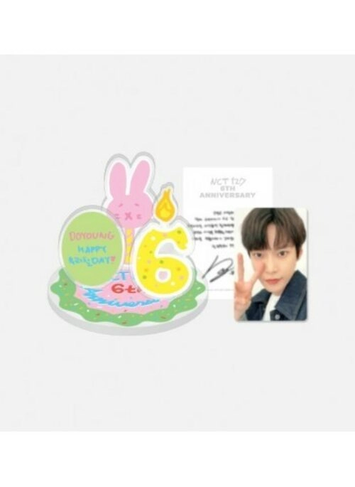 NCT 127 “6th Anniversary” Merch – Acrylic Stand & AR Voice Card Set