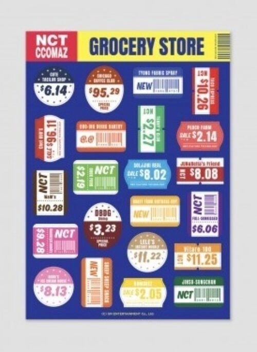 NCT “Ccomaz Grocery Store” Merch – Ccomaz Barcode Sticker