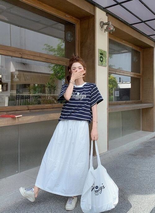 Polka Dot Top And Wide Leg Pants Set