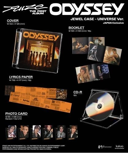 RIIZE Japan 1st Album - ODYSSEY | Jewel Case, Set version