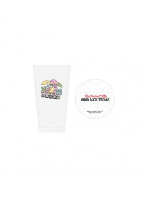 Red Velvet “Trolls” Pop-Up Store Merch – Glass + Coaster Set