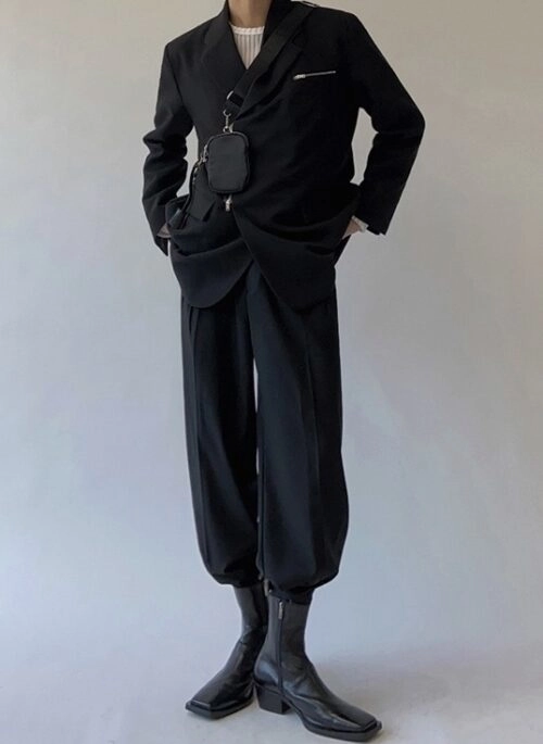 Relaxed Fit Casual Wideleg Trousers