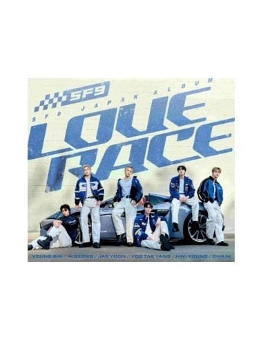 SF9 LOVE RACE メンバー全員直筆サイン入り アルバム 7月16日（水）日本オリジナルアルバム『LOVE RACE』の発売決定