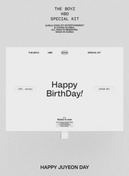 THE BOYZ “HBD JUYEON Special Kit” Merch