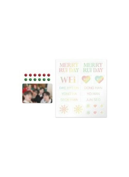 WEi “Merry Rui Day” Merch – Light Stick Deco Set