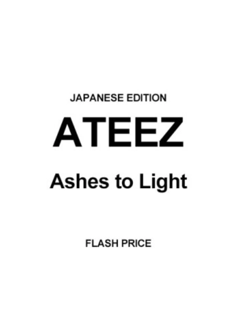 ATEEZ Album – Ashes to Light | Flash Price version
