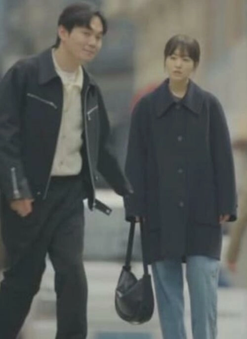 Black Faux Leather Hobo Bag |  Yoo Mi Ji – Our Untold Seoul