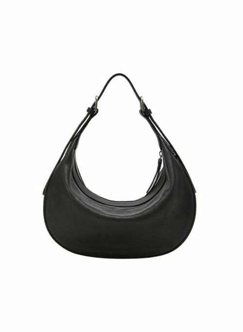 Black Faux Leather Hobo Bag |  Yoo Mi Ji – Our Untold Seoul
