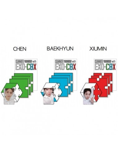 EXO-CBX Official Merch - Coaster Set - Fashion Chingu