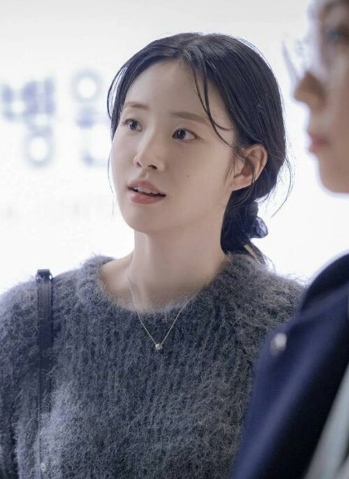 Grey Cozy Winter Sweater | Pyo Nam Kyung – Resident Playbook