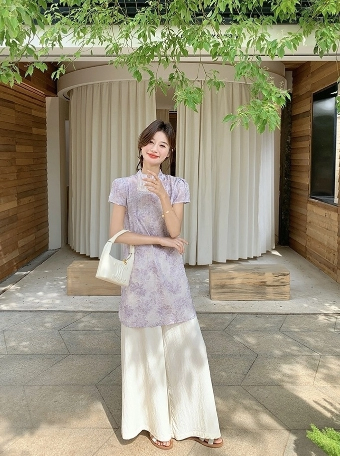 ミュゲ muguet side tuck long pants beige ミュゲ muguet side tuck long pants beige - メルカリ