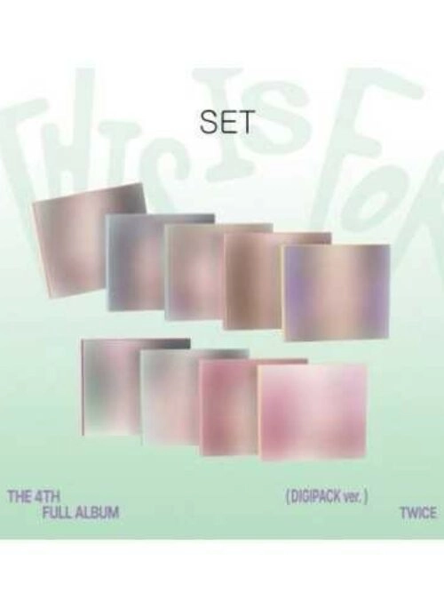 TWICE 4th Album – THIS IS FOR | Digipack, Set version