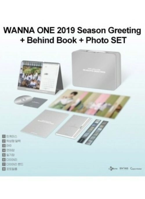 WANNA ONE 2019 Season’s Greetings Merch – Behind Book