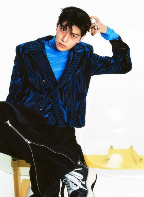 Black Front-Zip Wide Leg Pants | Seungmin – Stray Kids