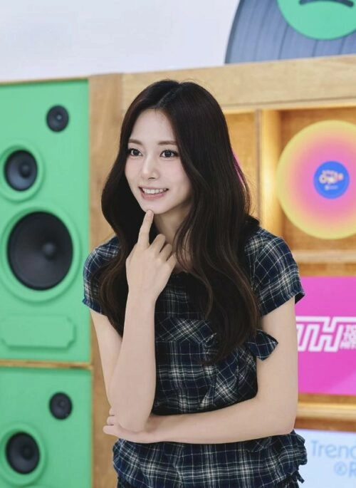Black Plaid Peter Pan Collar Blouse | Tzuyu – Twice