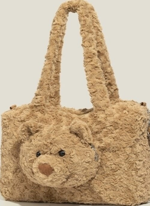 Brown Bear Plush Shoulder Bag | Taehyung - BTS