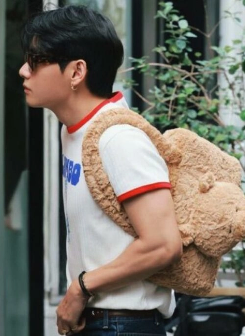 Brown Bear Plush Shoulder Bag | Taehyung - BTS