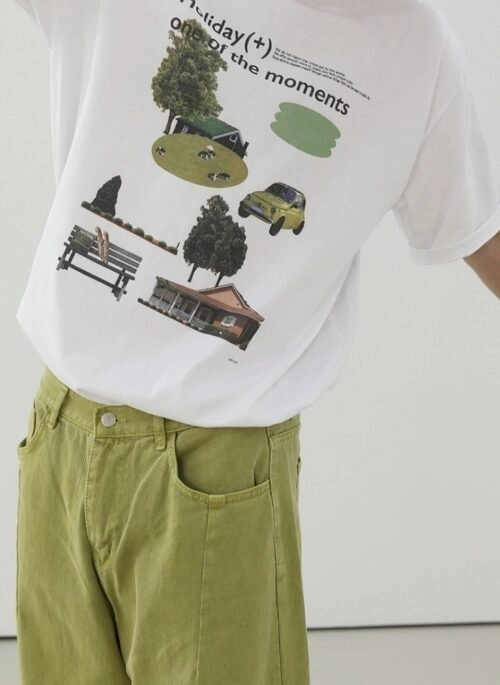 Cartoon Print Casual Cotton T-Shirt