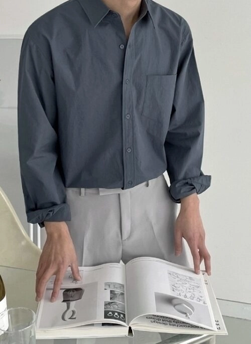 Casual Relaxed Fit Cotton Linen Shirt