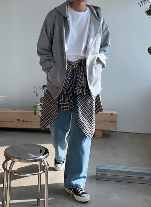 Casual Zip Hoodie