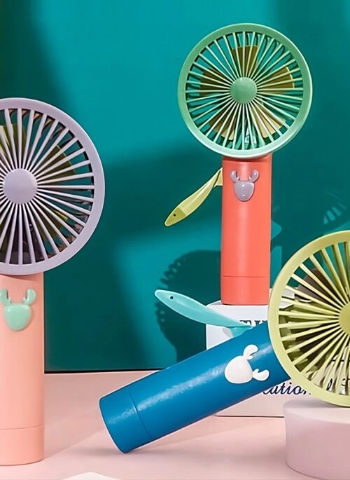 Contrasting Colors Manual Fan
