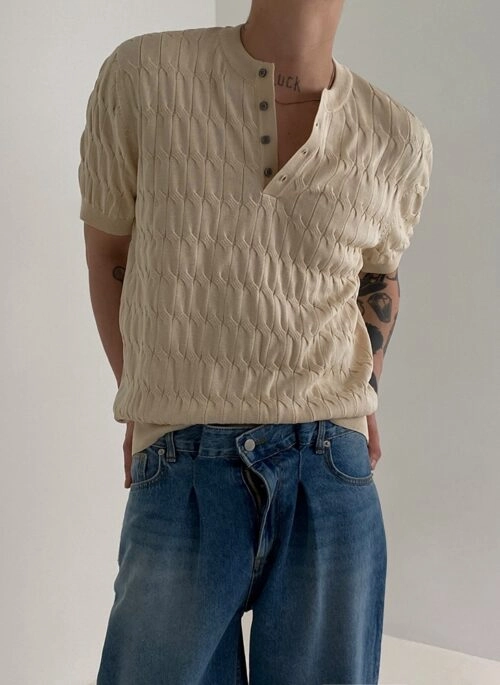 Knit Tee Lightweight Summer Design
