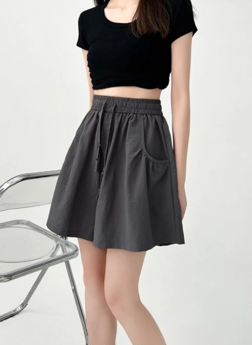 High Waist Drawstring Casual Loose Quick Dry Shorts
