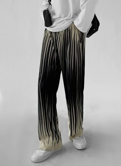 Highend Wrinkle Ice Silk Casual Trousers