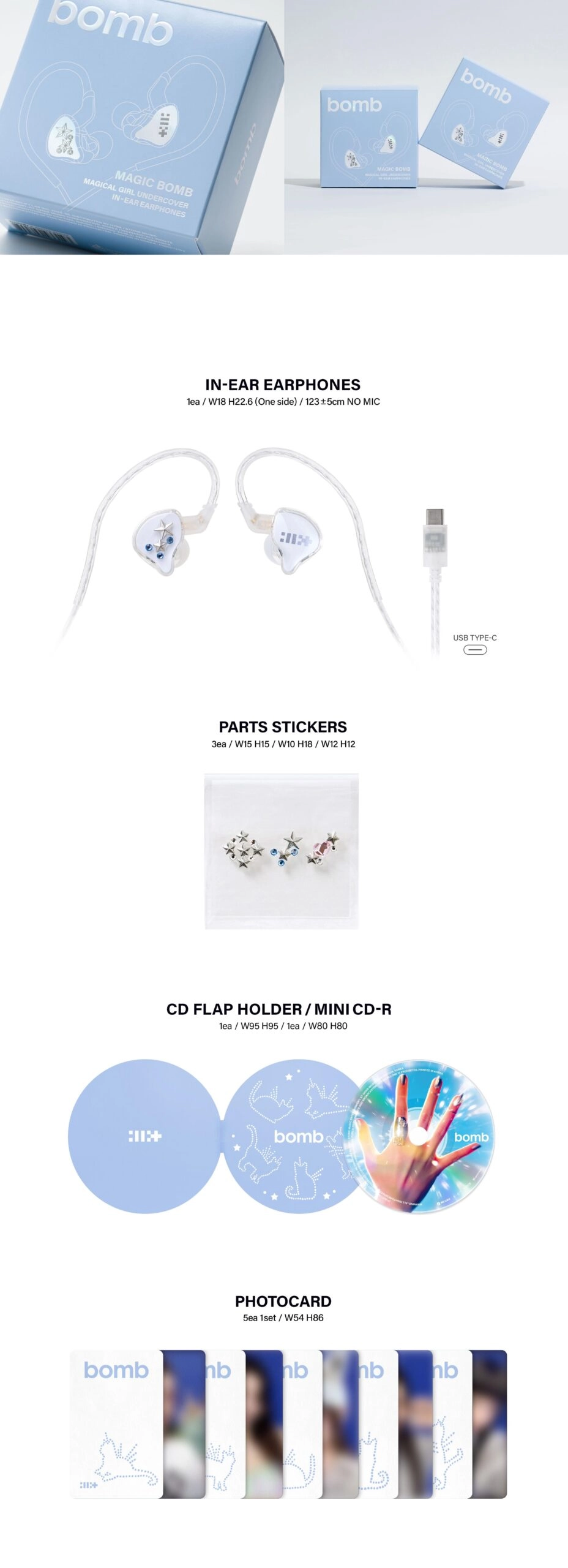 ILLIT 3rd Mini Album - bomb | Merch version - Fashion Chingu