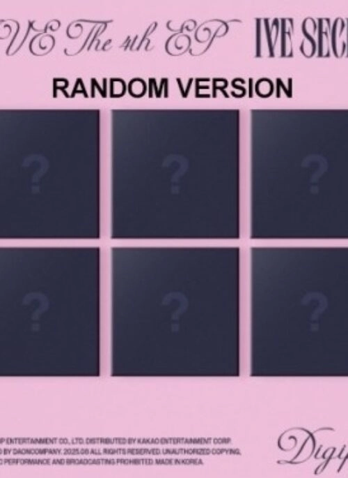 IVE 4th Mini Album – IVE SECRET | Digipack, Random version
