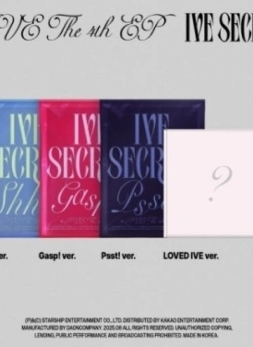 IVE 4th Mini Album – IVE SECRET | Set version + LOVED IVE
