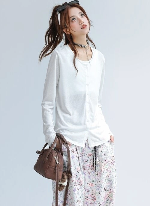 Lightweight Breathable Tencel Sun Protection Cardigan