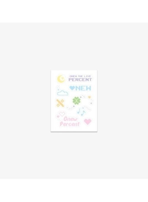 ONEW “The Live Percent” Merch – Fashion Art Sticker