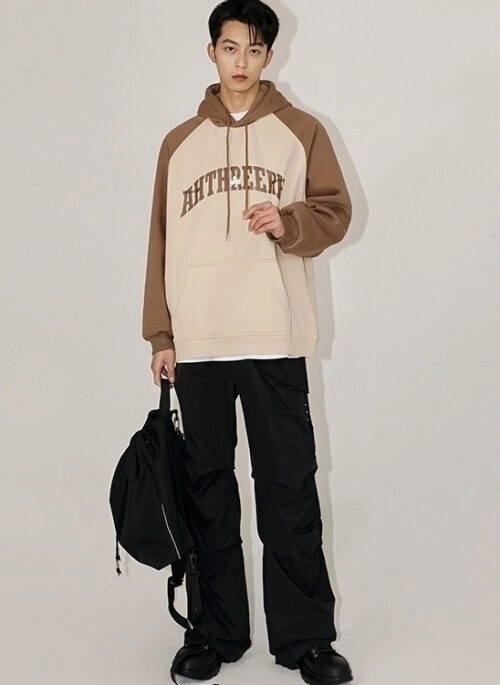 Premium Vintage Lettering Cotton Hoodie