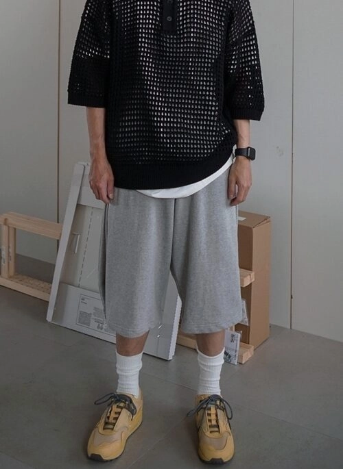 Relaxed Cotton Casual Shorts