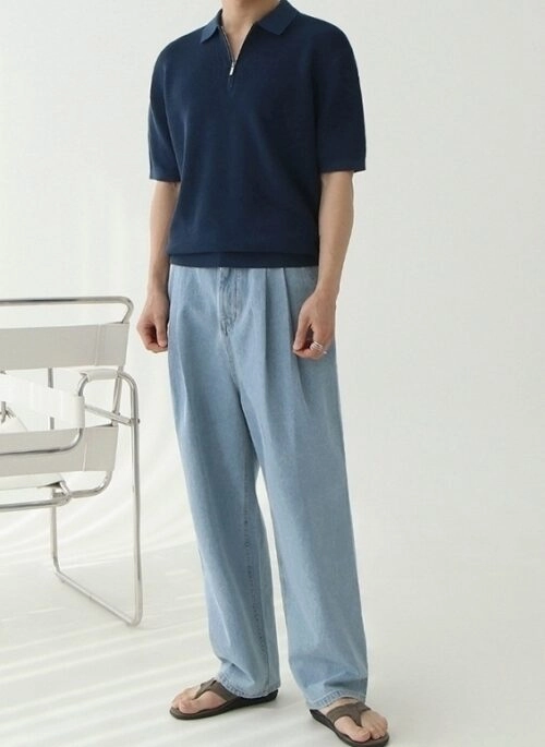 Short Sleeve Loose Polo Shirt