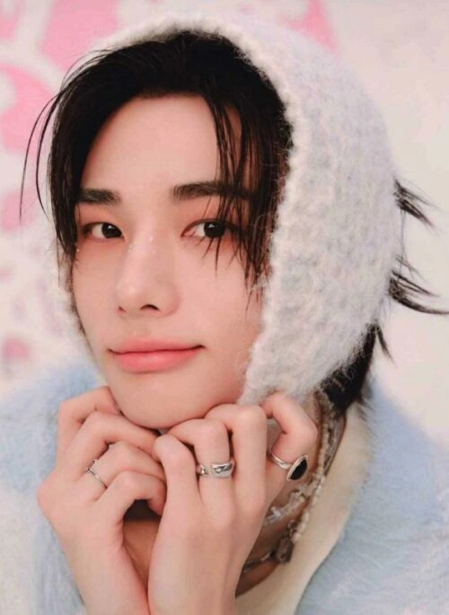 Silver Black Oval Stone Ring | Hyunjin – Stray Kids