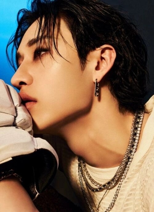 Silver Multi-Layer Necklace | Bangchan – Stray Kids