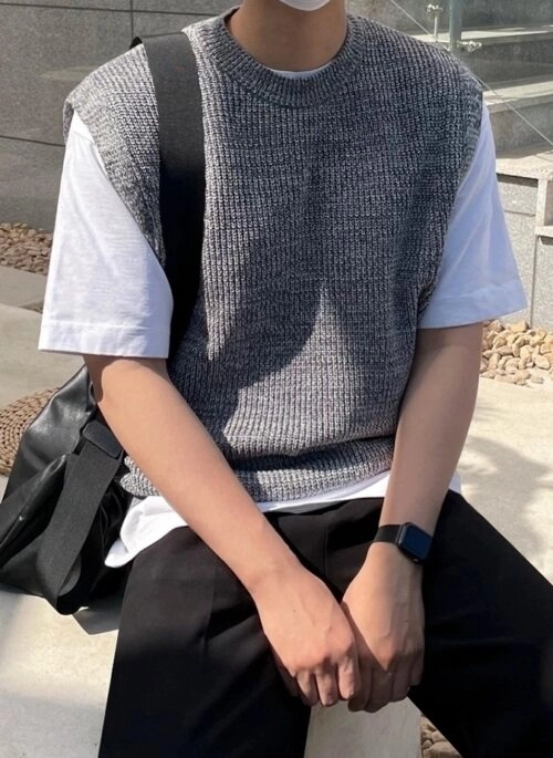 Sleeveless Knitted Vest Summer Fashion