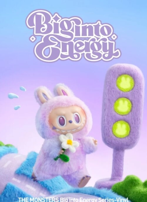 THE MONSTERS Big Into Energy Plush Pendant Blindbox | Labubu Ver.3