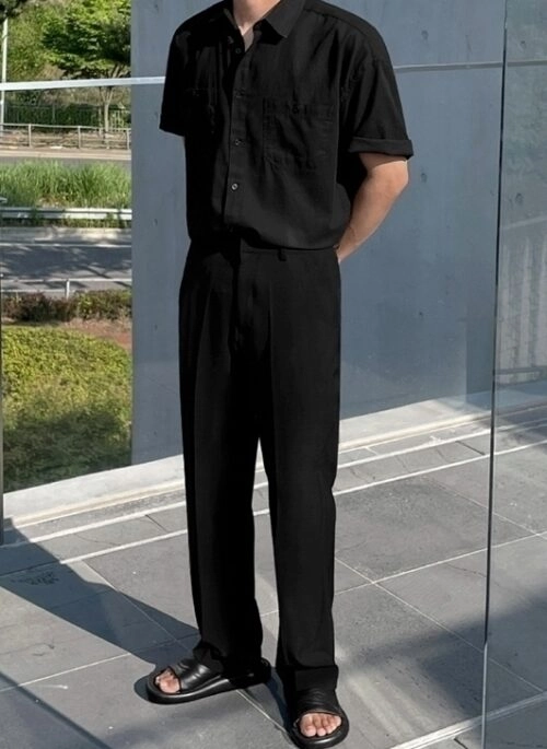 Vintage Casual Short Sleeve Shirt