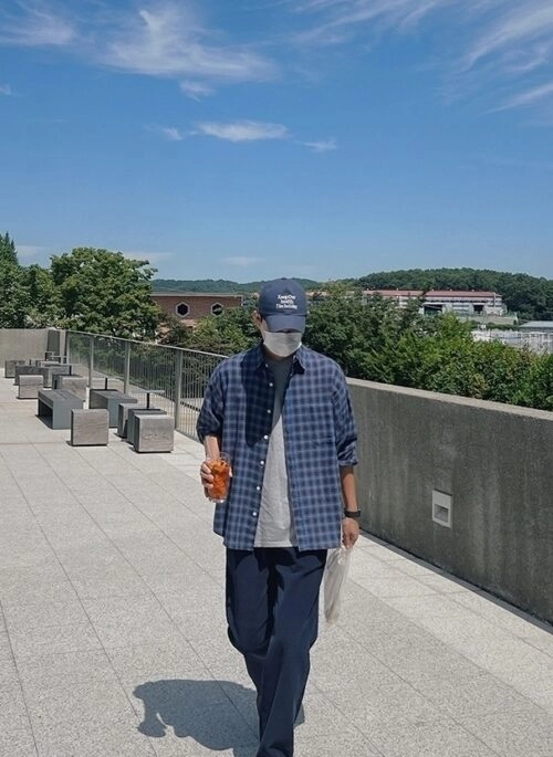 Vintage Plaid Loose Fit Shirt