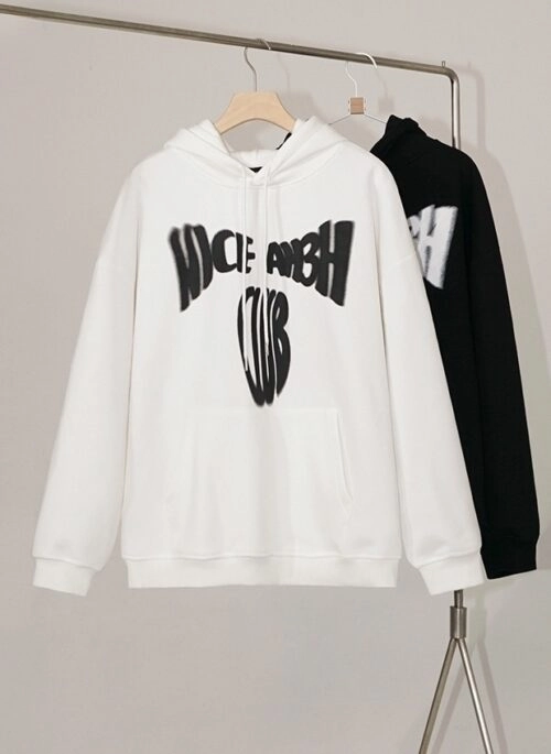 Vintage Print Hoodie Sweatshirt