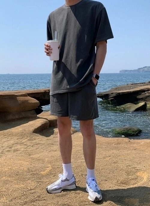 Vintage Washed Cotton Crewneck Tee