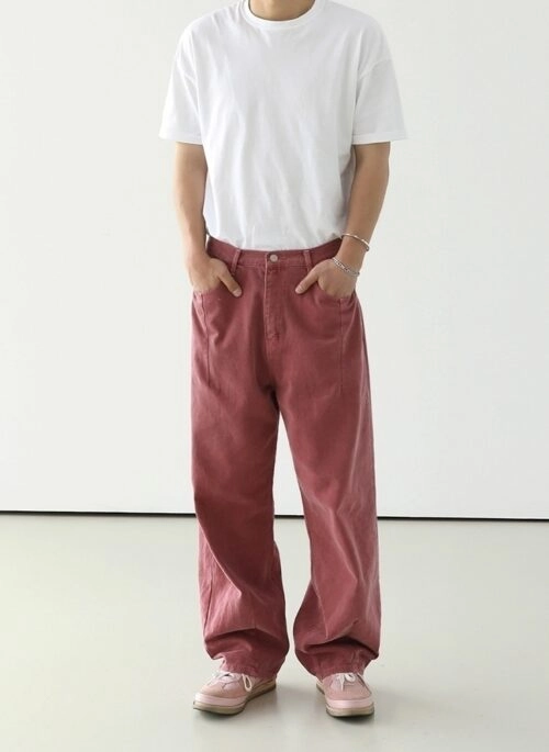 Vintage Washed Wideleg Jeans